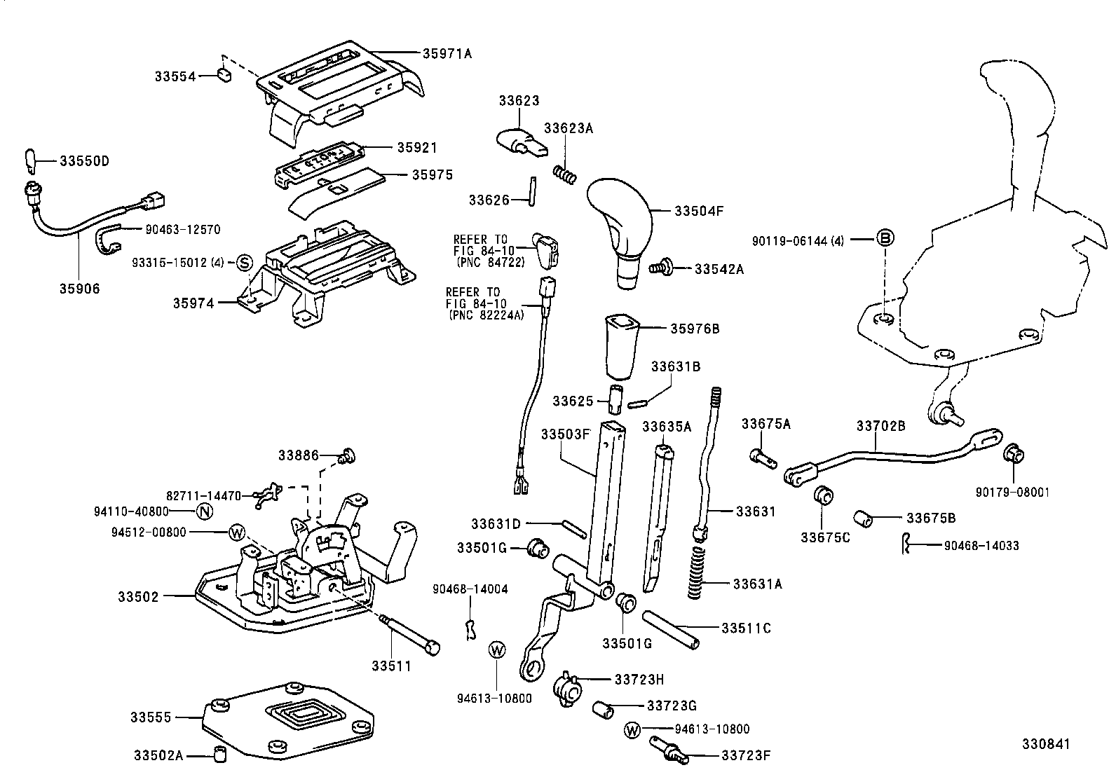 33502-30360 PLATE SUB-ASSY, SHIFT LEVER product image