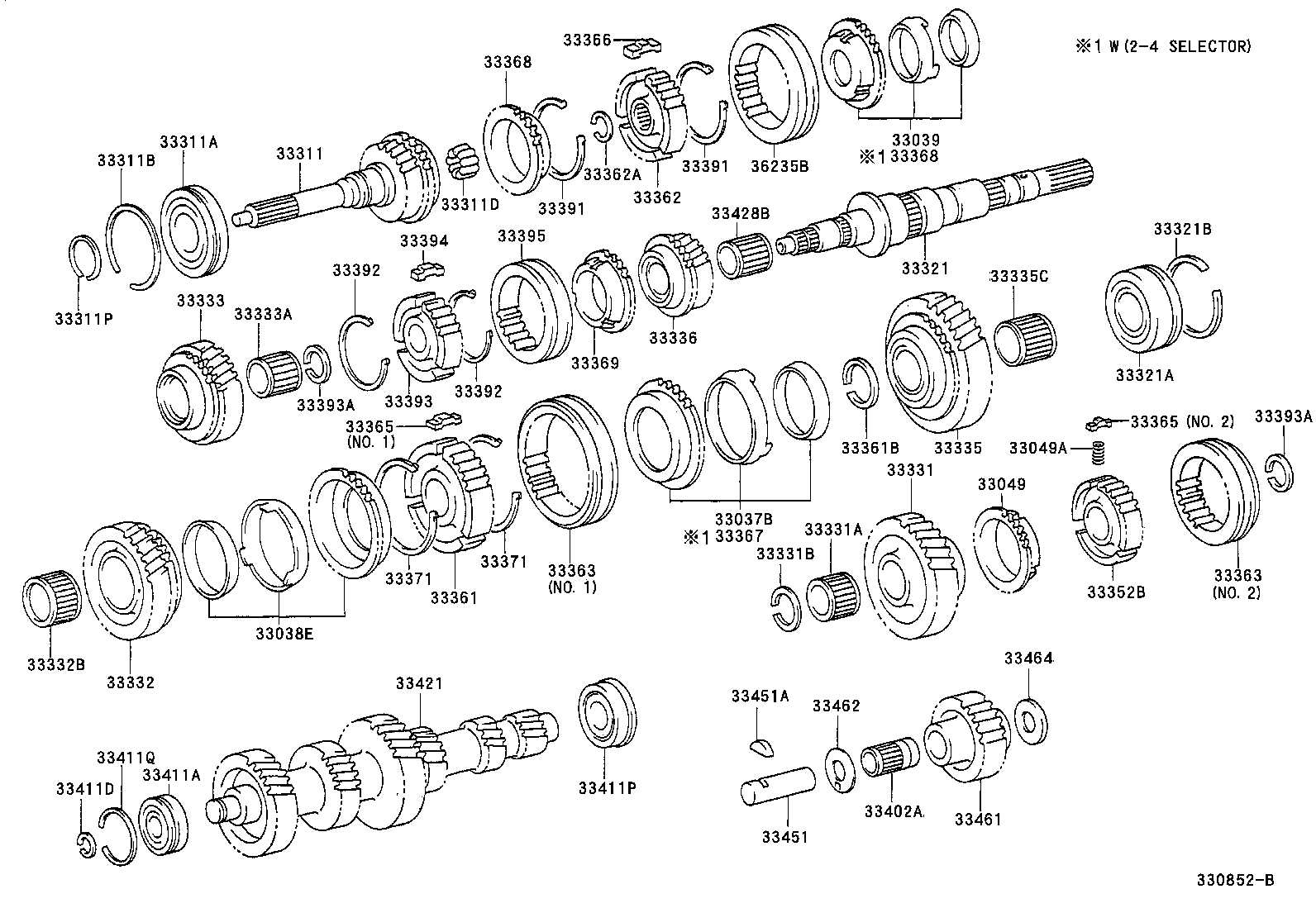 33301-60011 SHAFT, INPUT product image