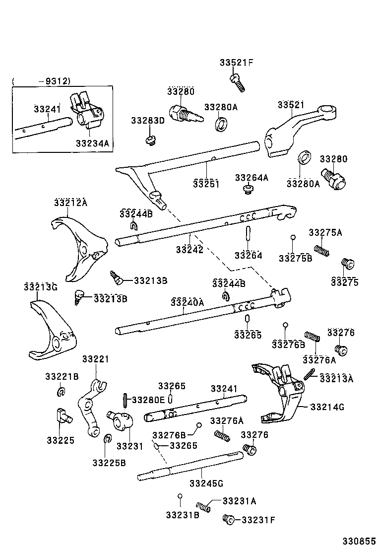 33230-30020 FORK, GEAR SHIFT, NO.3 product image