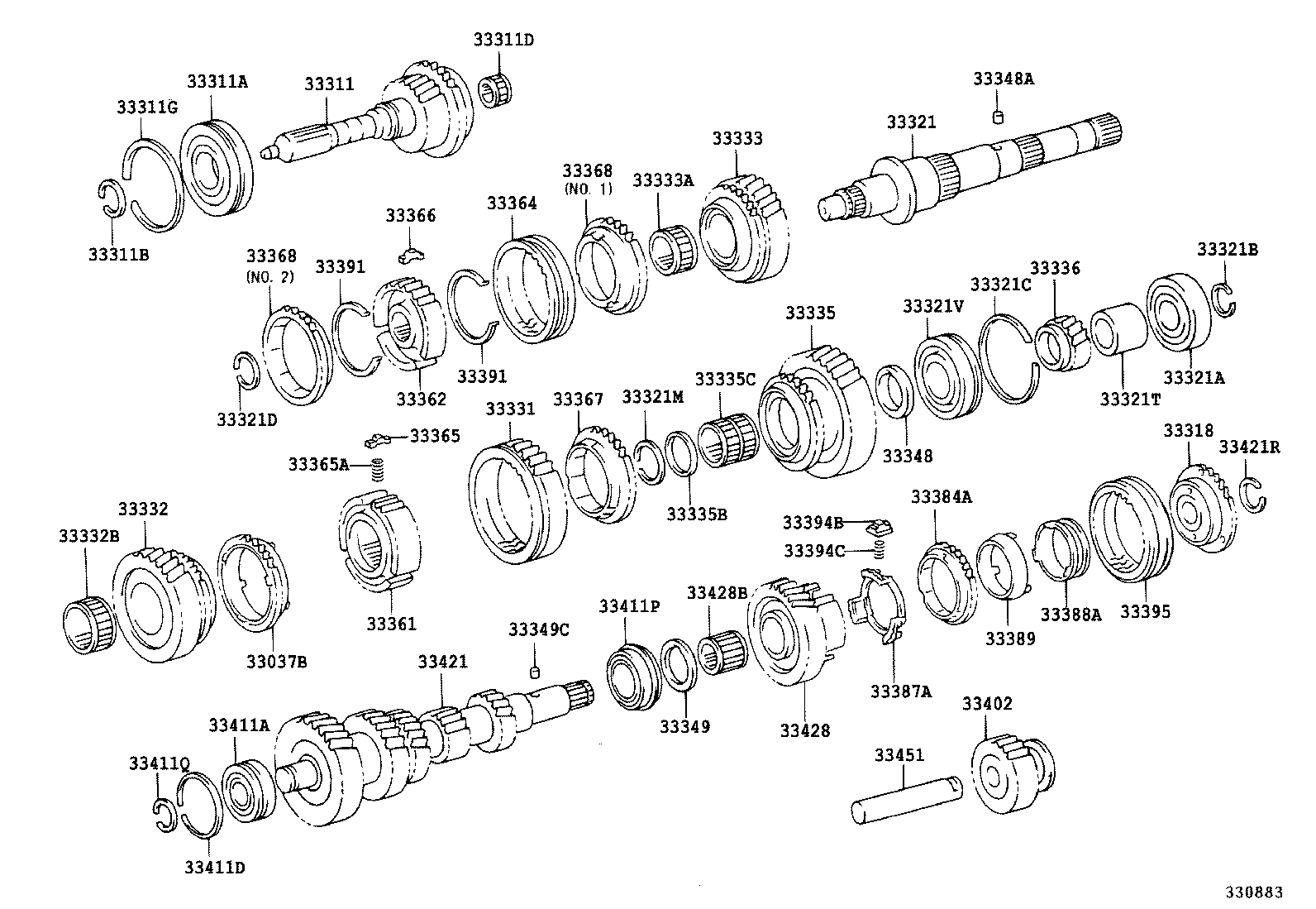 33481-14020 GEAR, SPEEDOMETER DRIVE (MTM) product image