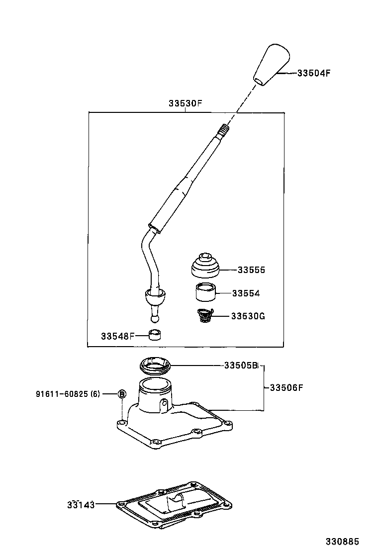 33105-35030 DEFLECTOR SUB-ASSY, EXTENSION HOUSING OIL(MTM) product image