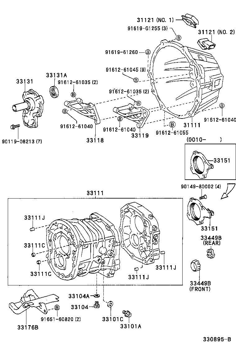 31111-25030 HOUSING, CLUTCH product image