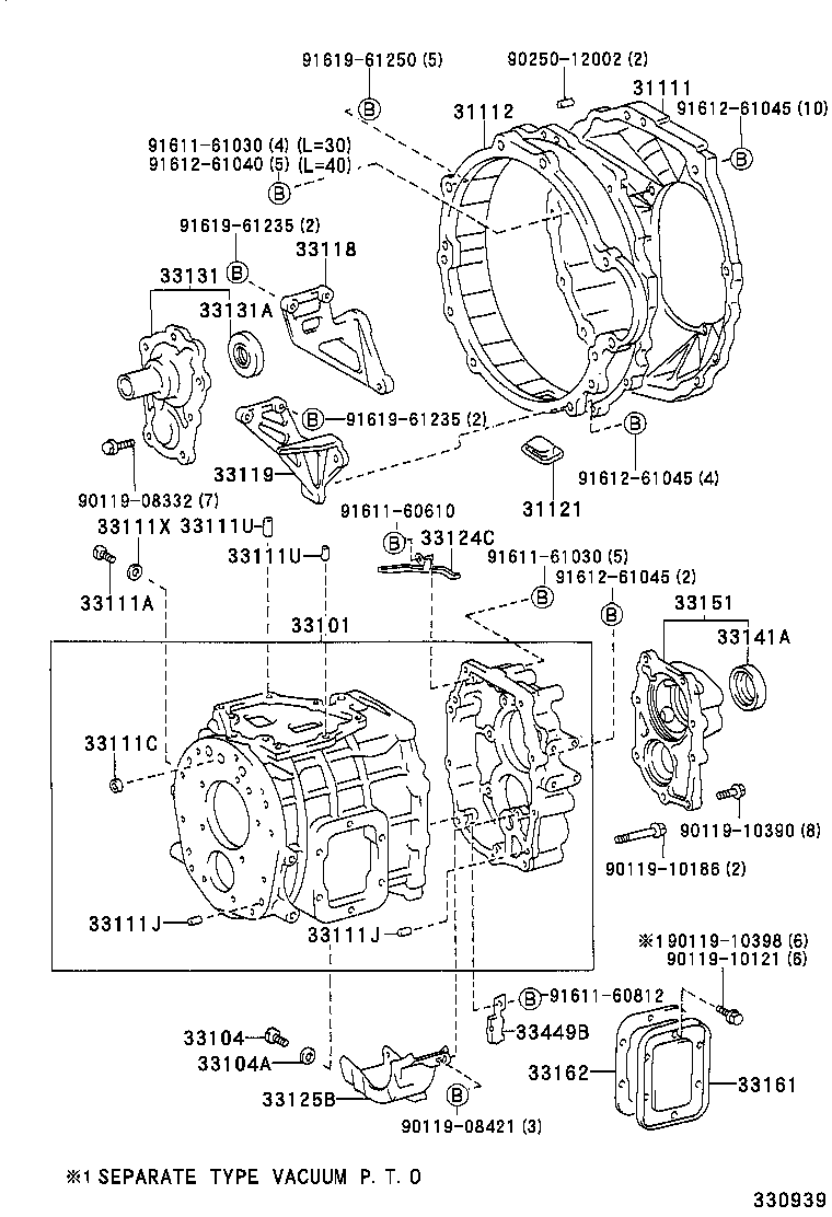 31111-37050 HOUSING, CLUTCH product image