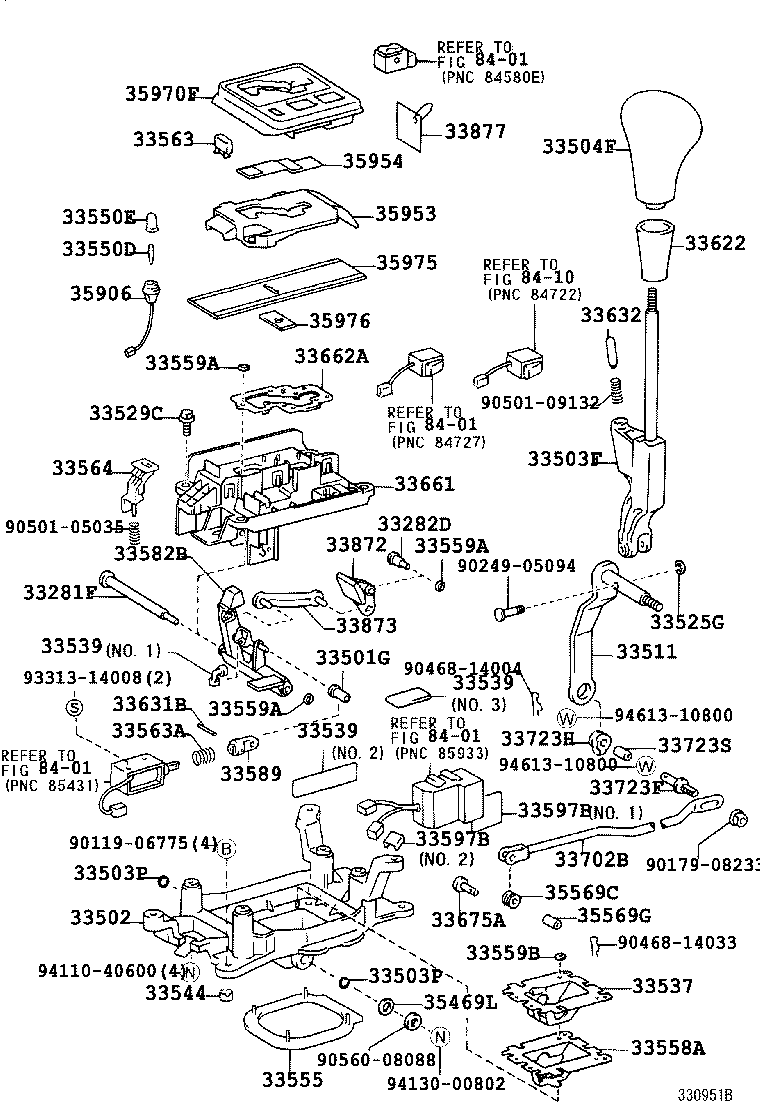 33501-50020 SHAFT, CONTROL (FOR FLOOR SHIFT) product image
