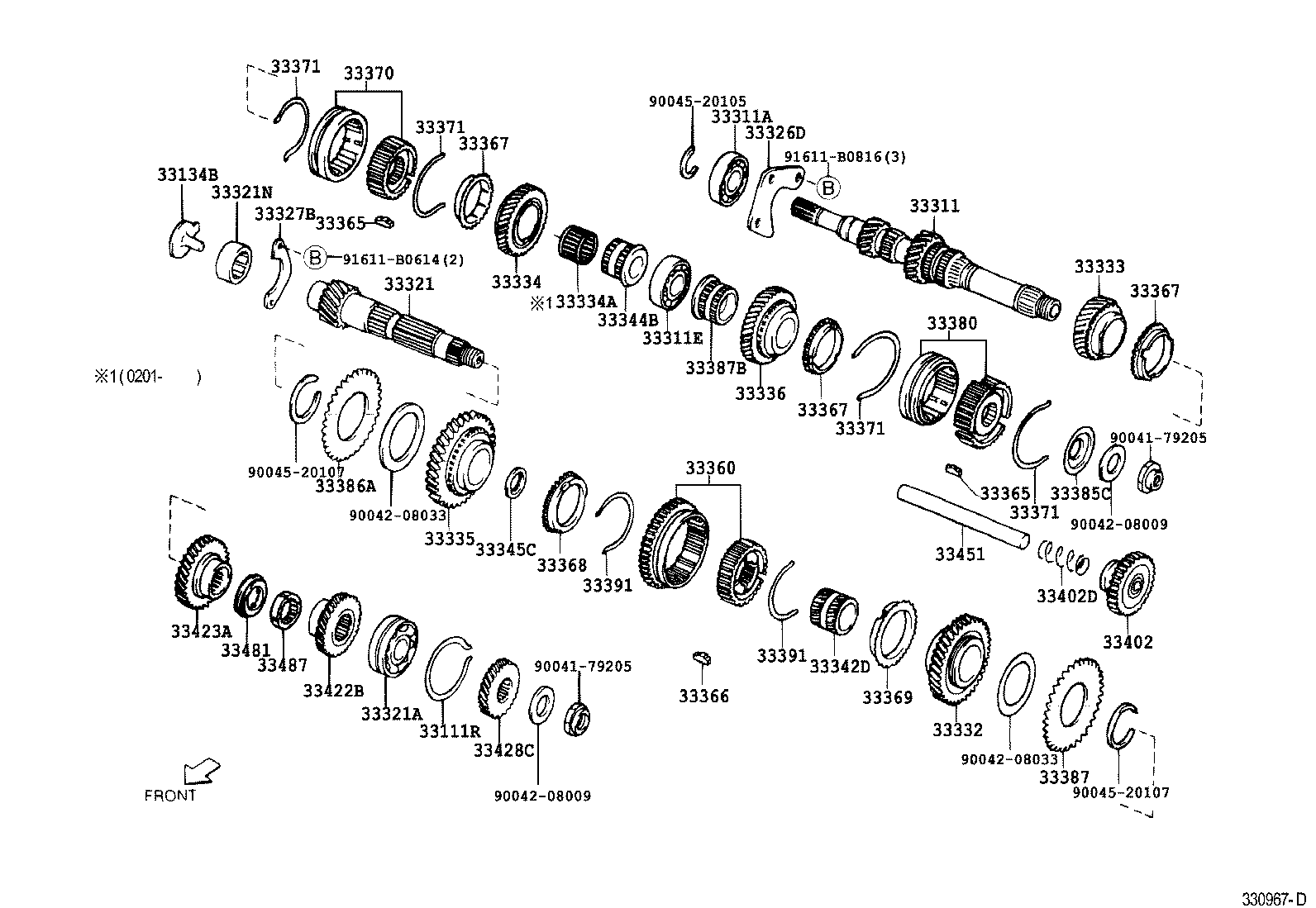 33334-87709 GEAR, 4TH product image
