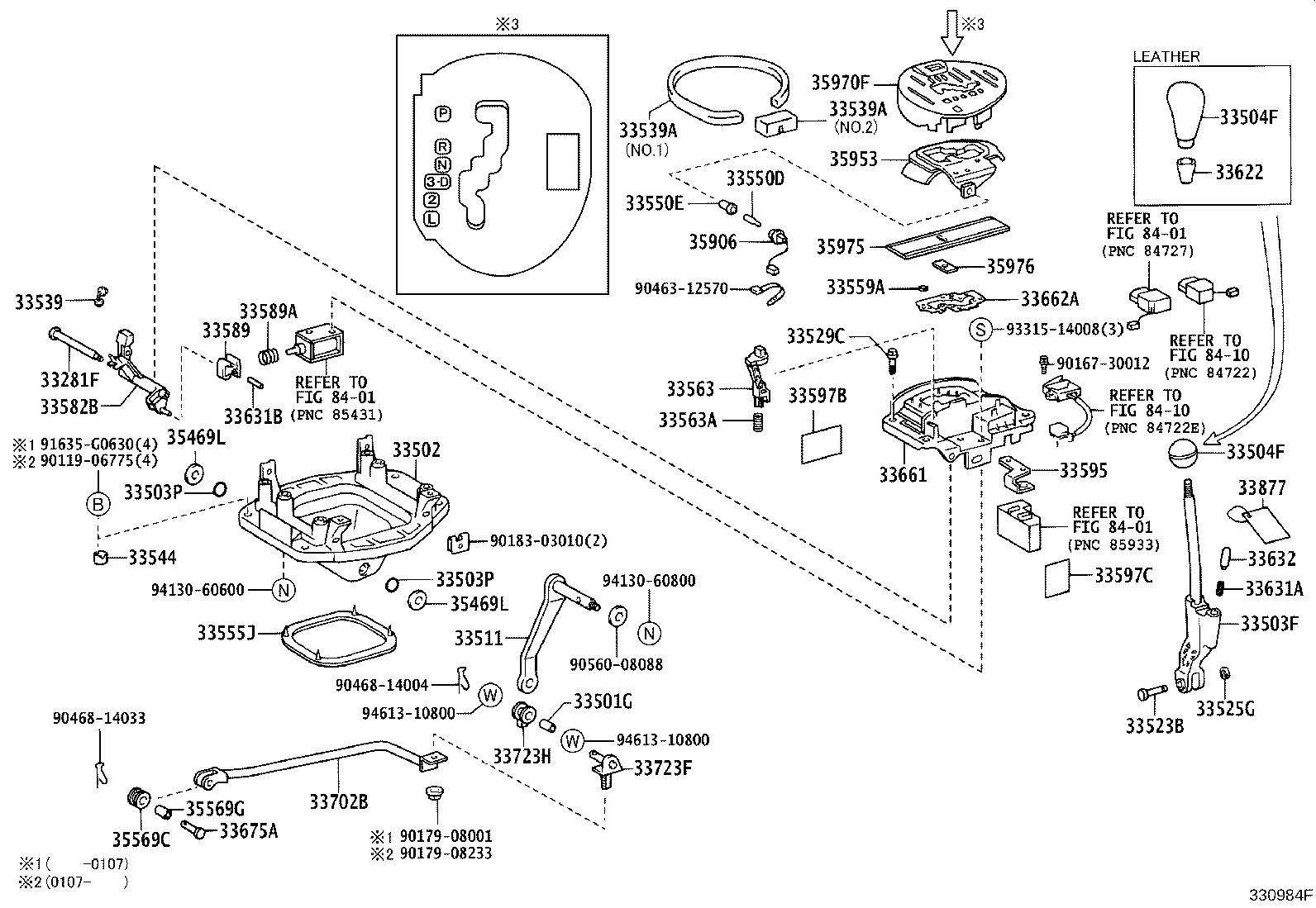 33281-50010 PIN, LEVER LOCK (FOR FLOOR SHIFT) product image