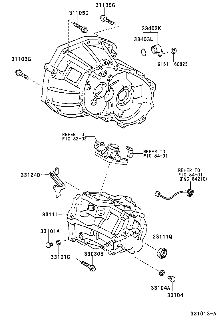 33102-0D010 COVER SUB-ASSY, MANUAL TRANSMISSION CASE product image