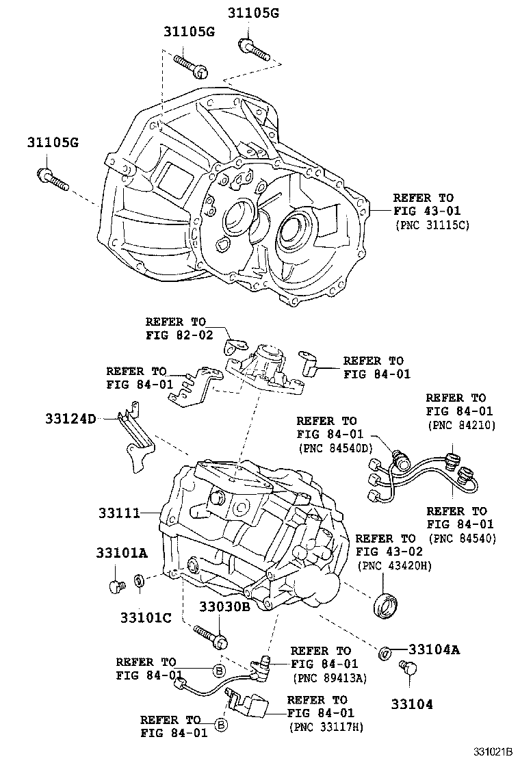 90105-08430 BOLT(FOR TRANSAXLE CASE & TRANSMISSION CASE SETTING) product image