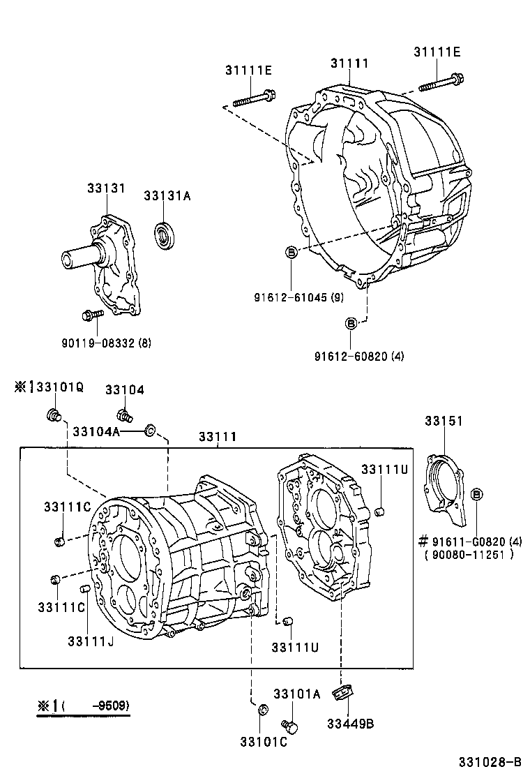 90080-11418 BOLT(FOR TRANSAXLE & ENGINE SETTING) product image
