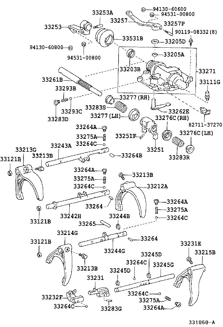 SU002-00517 FORK, GEAR SHIFT, NO.2 product image