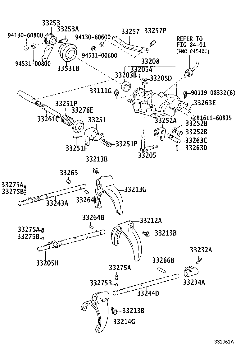 SU002-00517 FORK, GEAR SHIFT, NO.2 product image