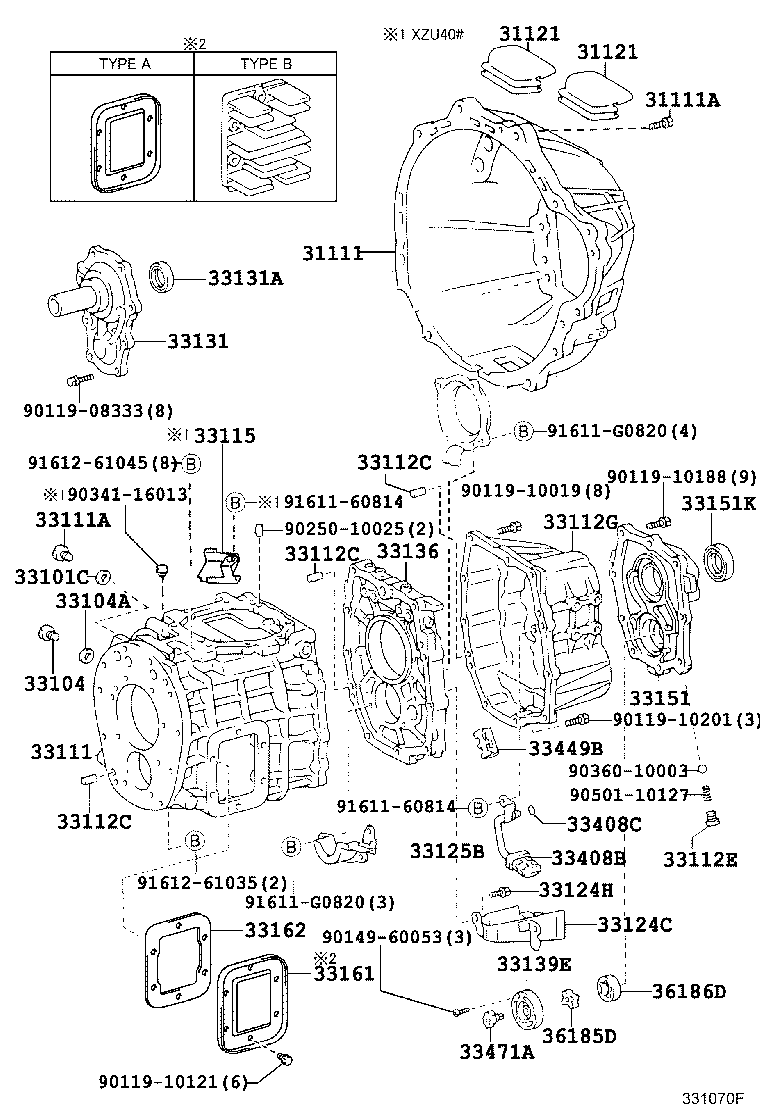 SU002-00434 SEAL, OIL(FOR TRANSMISSION REAR BEARING RETAINER) product image