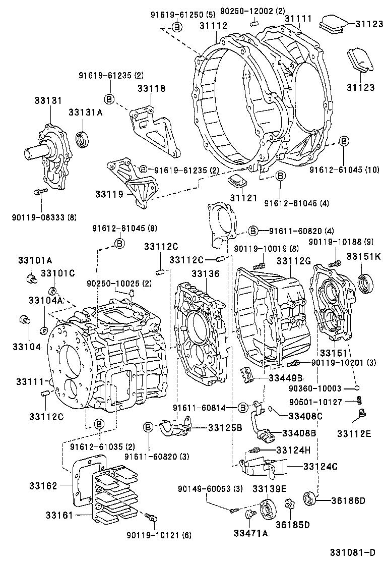 31111-37050 HOUSING, CLUTCH product image