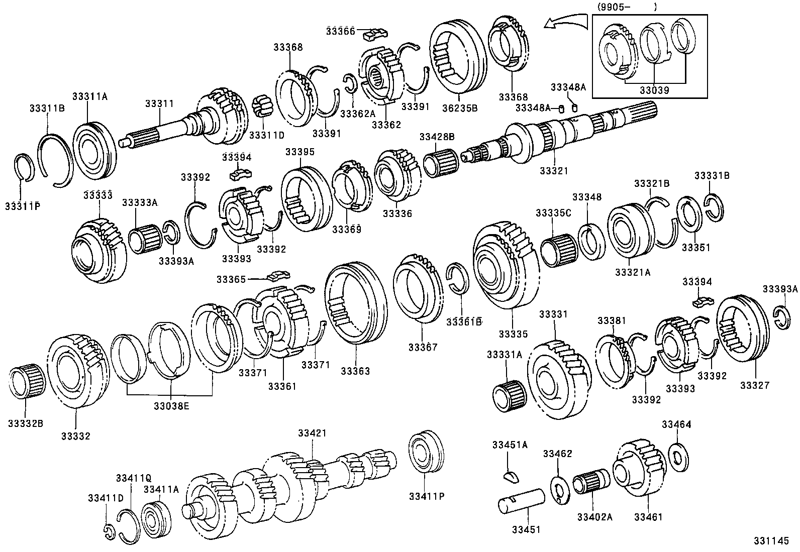 33301-60011 SHAFT, INPUT product image