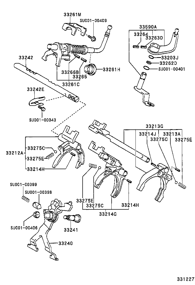 33220-32024 FORK, GEAR SHIFT, NO.2 product image