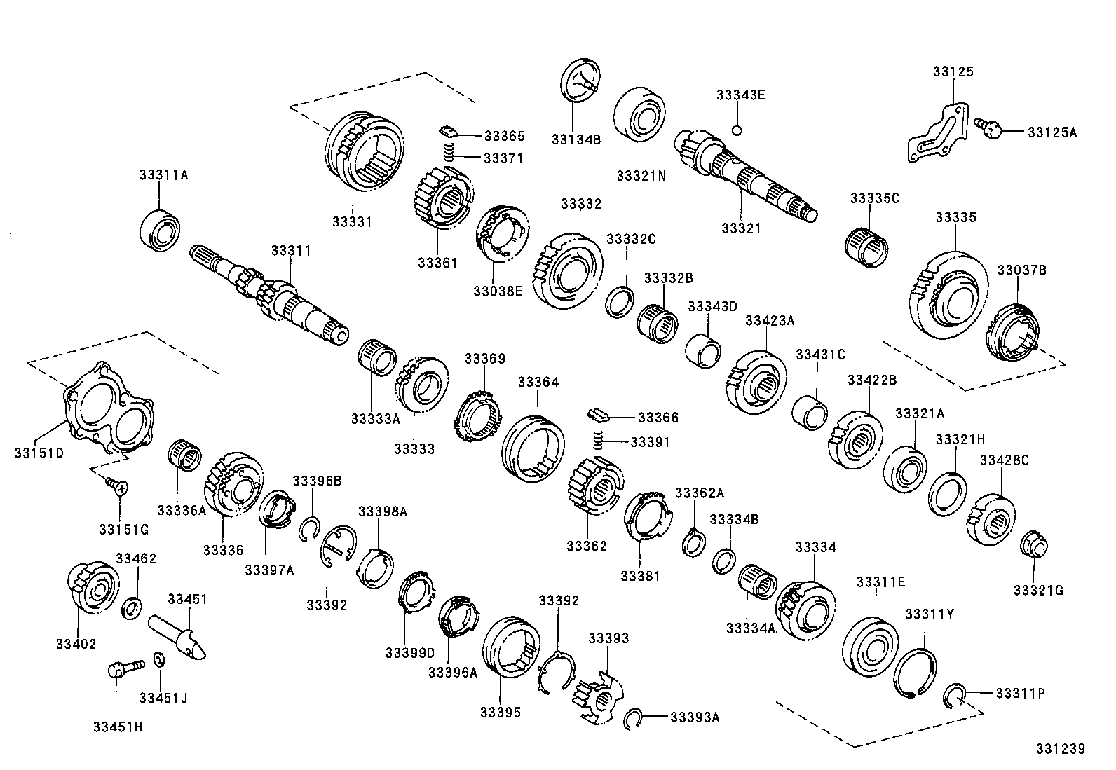 33035-20100 GEAR, 4TH product image