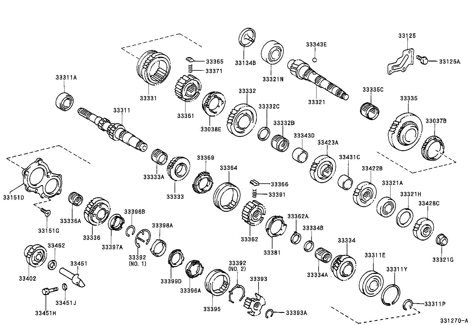 33336-12061 GEAR, 5TH product image