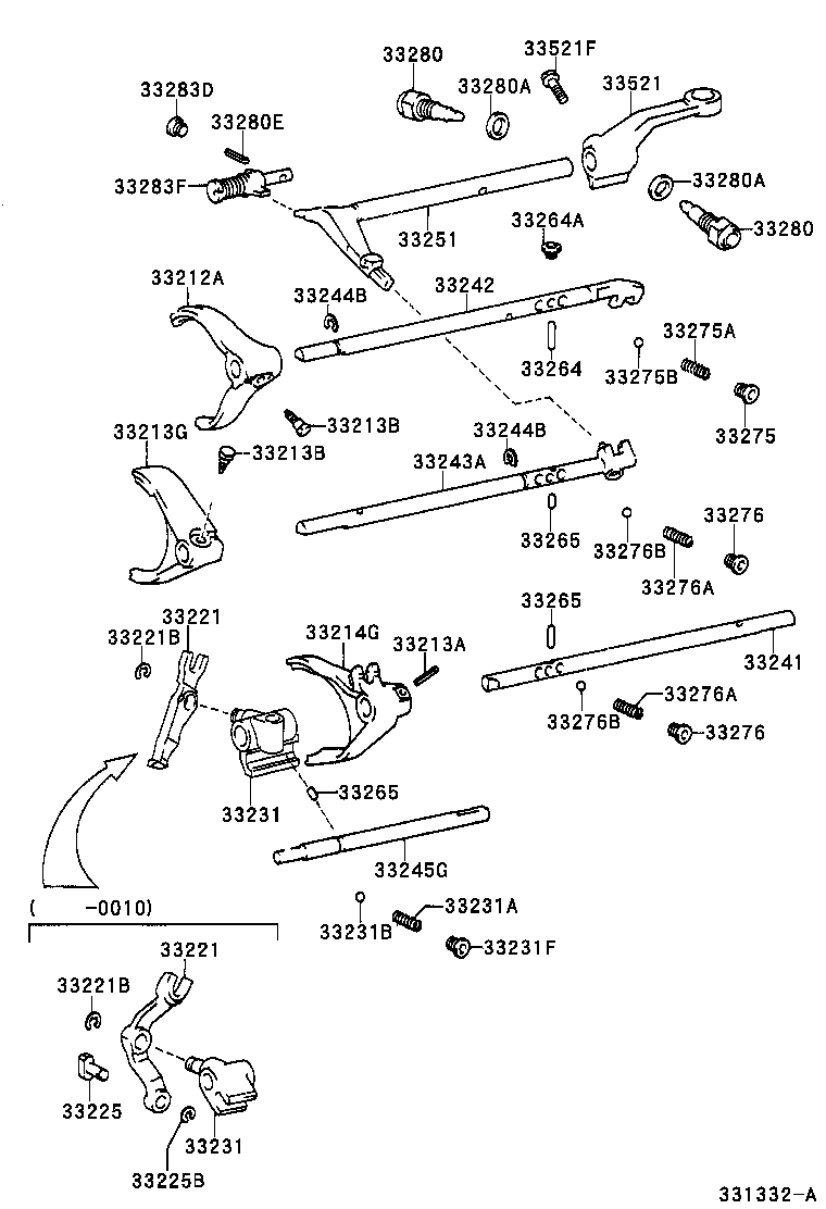 33230-30020 FORK, GEAR SHIFT, NO.3 product image