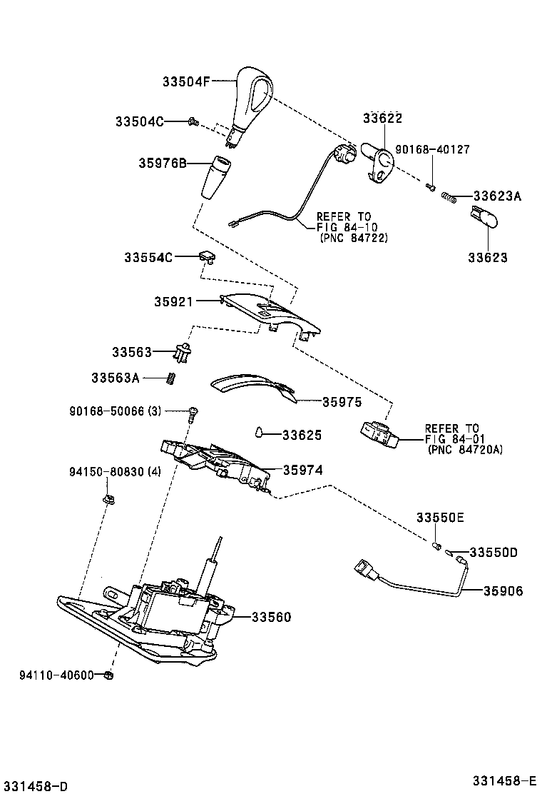 33502-48050 HOUSING SUB-ASSY, SHIFT LEVER (FOR FLOOR SHIFT) product image