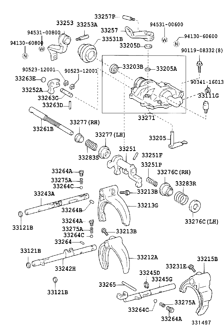 SU002-00517 FORK, GEAR SHIFT, NO.2 product image