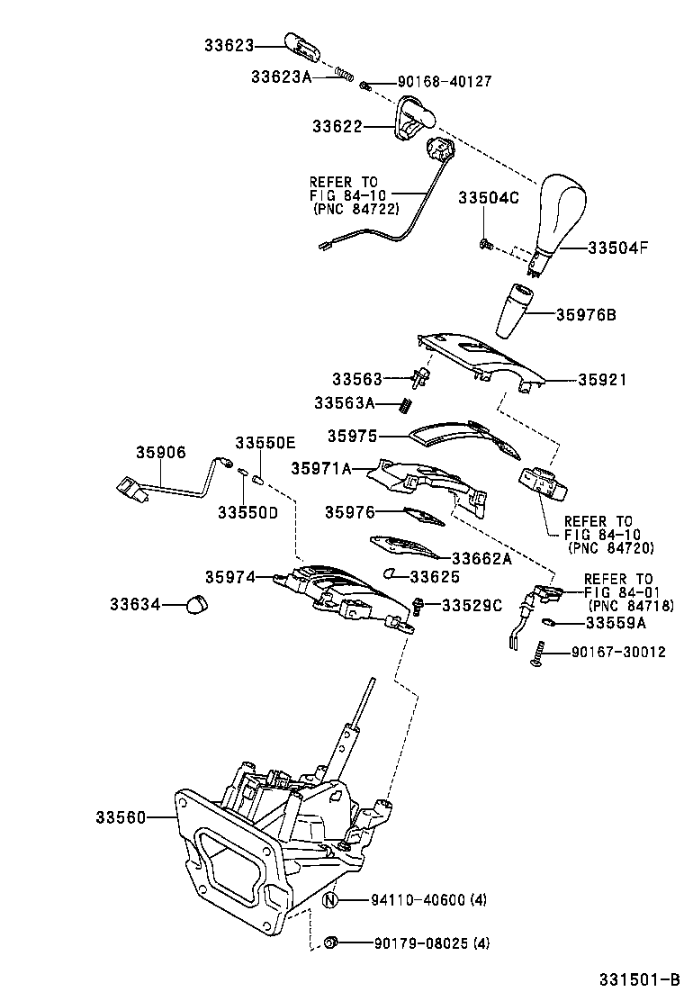 33502-48010 HOUSING SUB-ASSY, SHIFT LEVER (FOR FLOOR SHIFT) product image