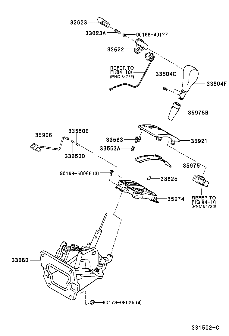 33502-48010 HOUSING SUB-ASSY, SHIFT LEVER (FOR FLOOR SHIFT) product image