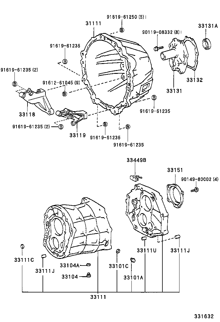 33101-35051 CASE, MANUAL TRANSMISSION product image