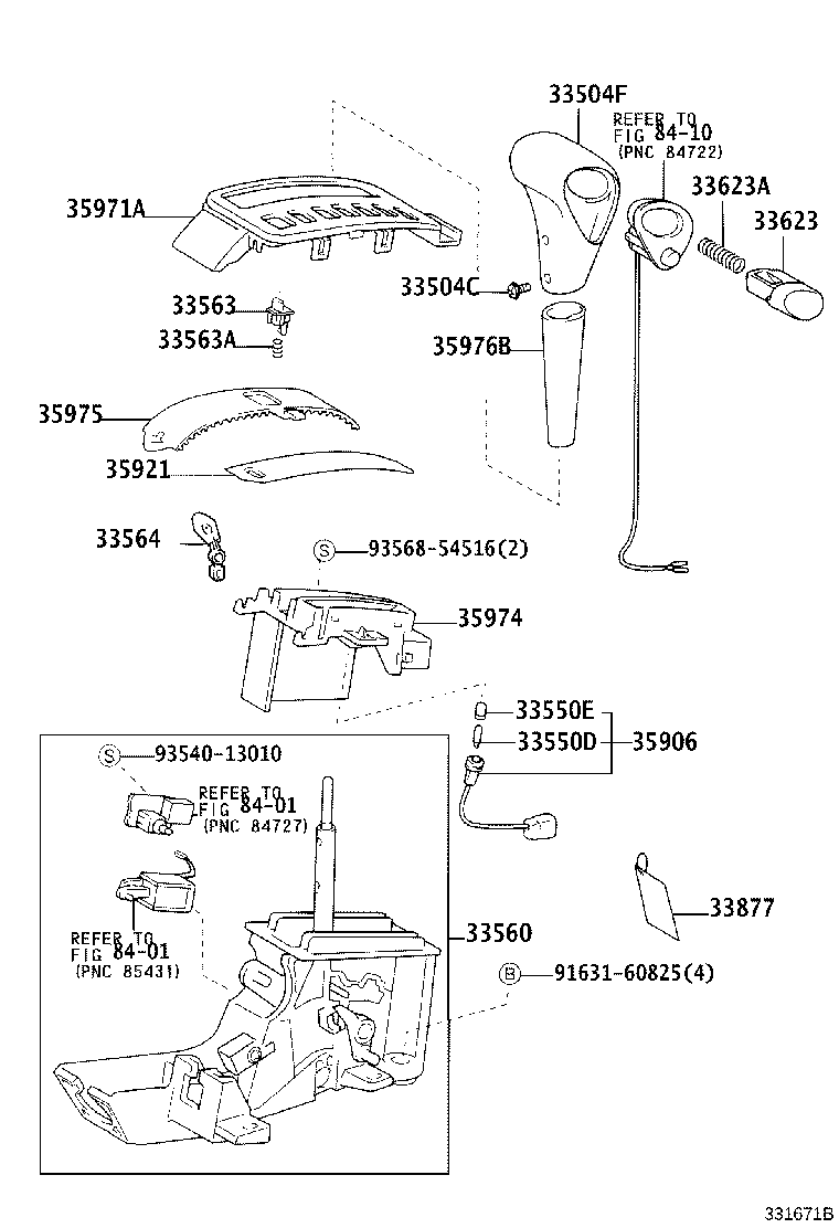 33524-20040 BRACKET, CONTROL LEVER HOUSING SUPPORT (FOR FLOOR SHIFT) product image