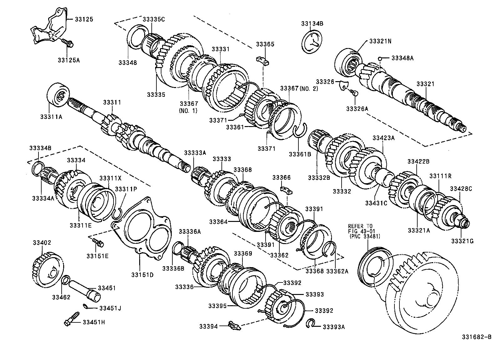 33034-28031 GEAR, 3RD product image
