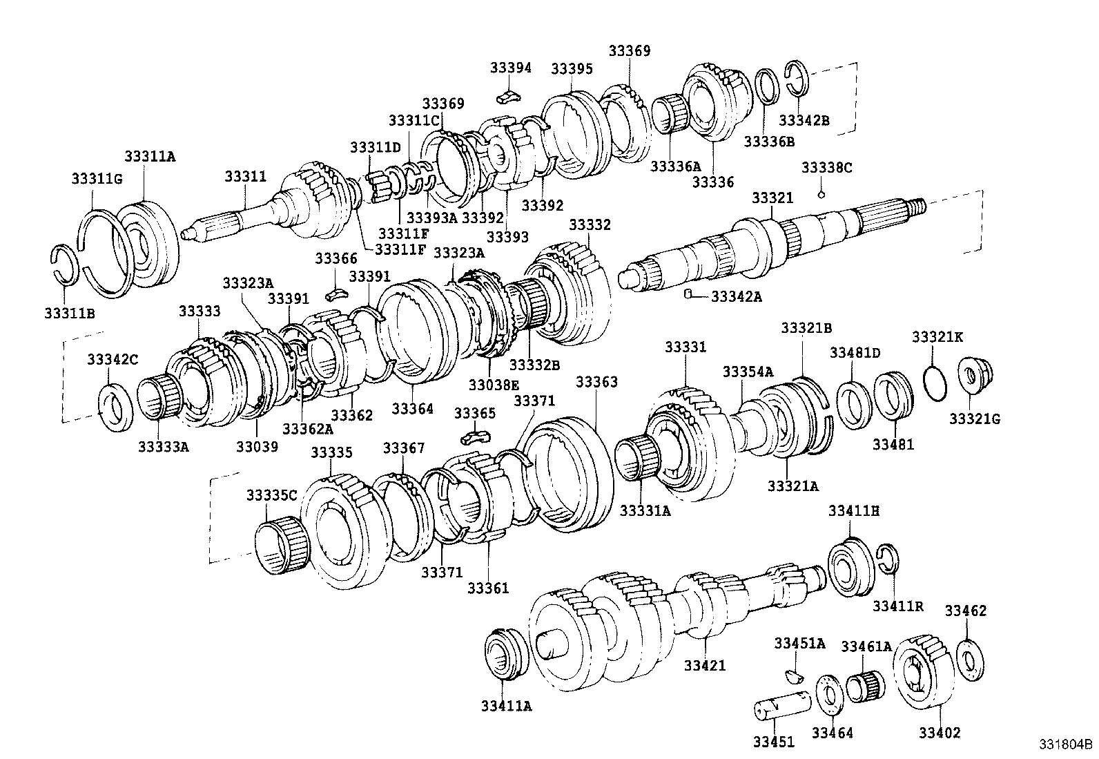 33301-36220 SHAFT, INPUT product image