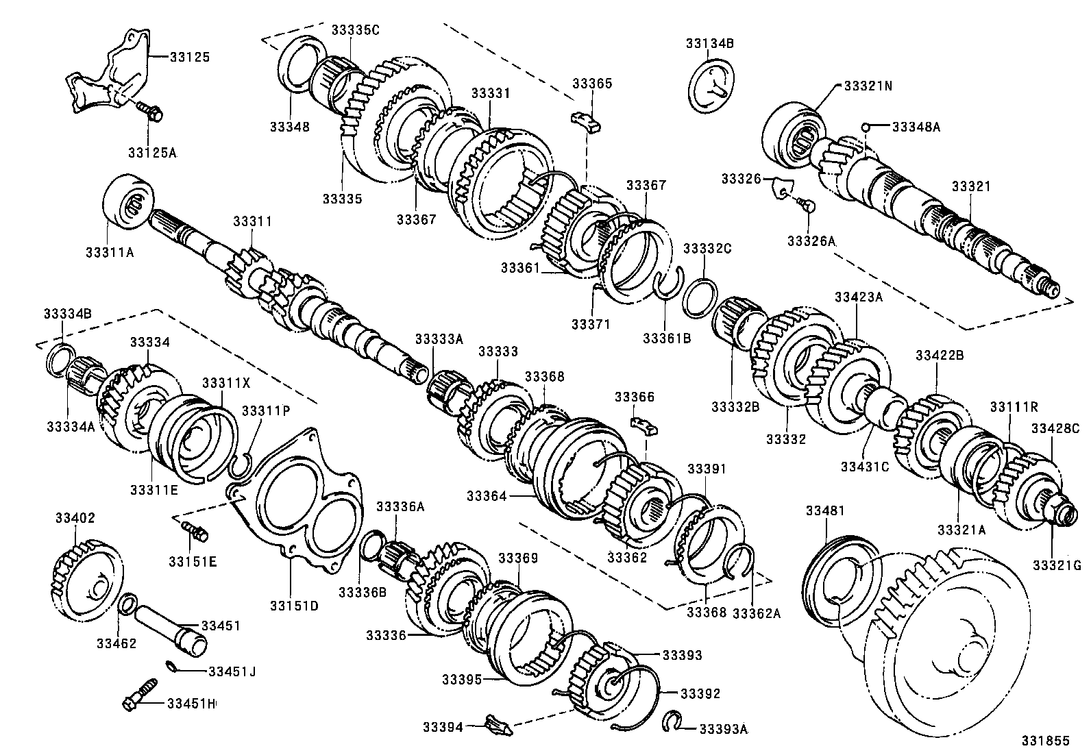 33035-05010 GEAR, 4TH product image
