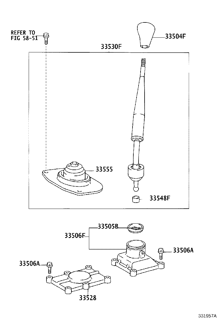 33144-60030 DEFLECTOR SUB-ASSY, EXTENSION HOUSING OIL(MTM) product image
