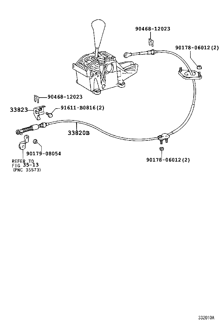33502-60370 PLATE SUB-ASSY, SHIFT LEVER product image