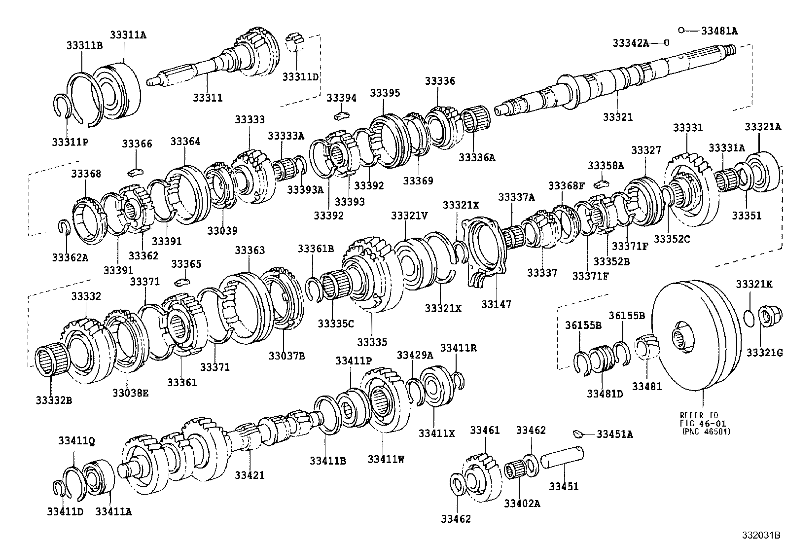 33301-36220 SHAFT, INPUT product image