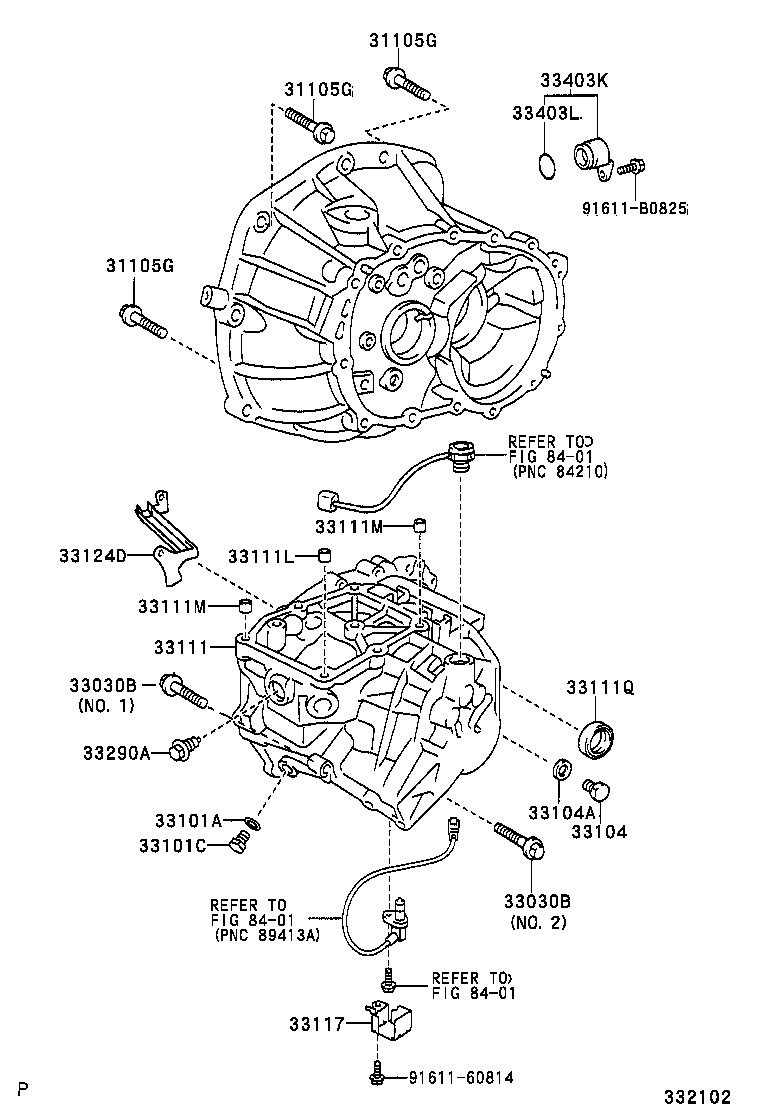 33102-0D010 COVER SUB-ASSY, MANUAL TRANSMISSION CASE product image