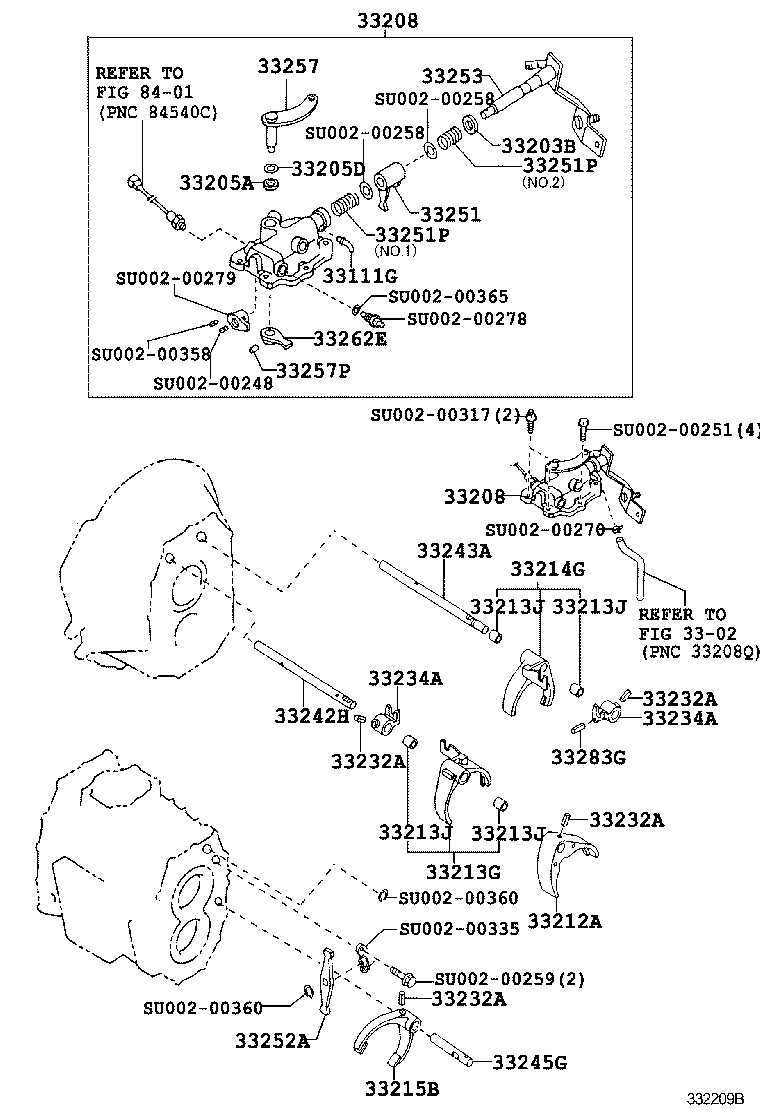 SU002-00347 FORK, GEAR SHIFT, NO.3 product image