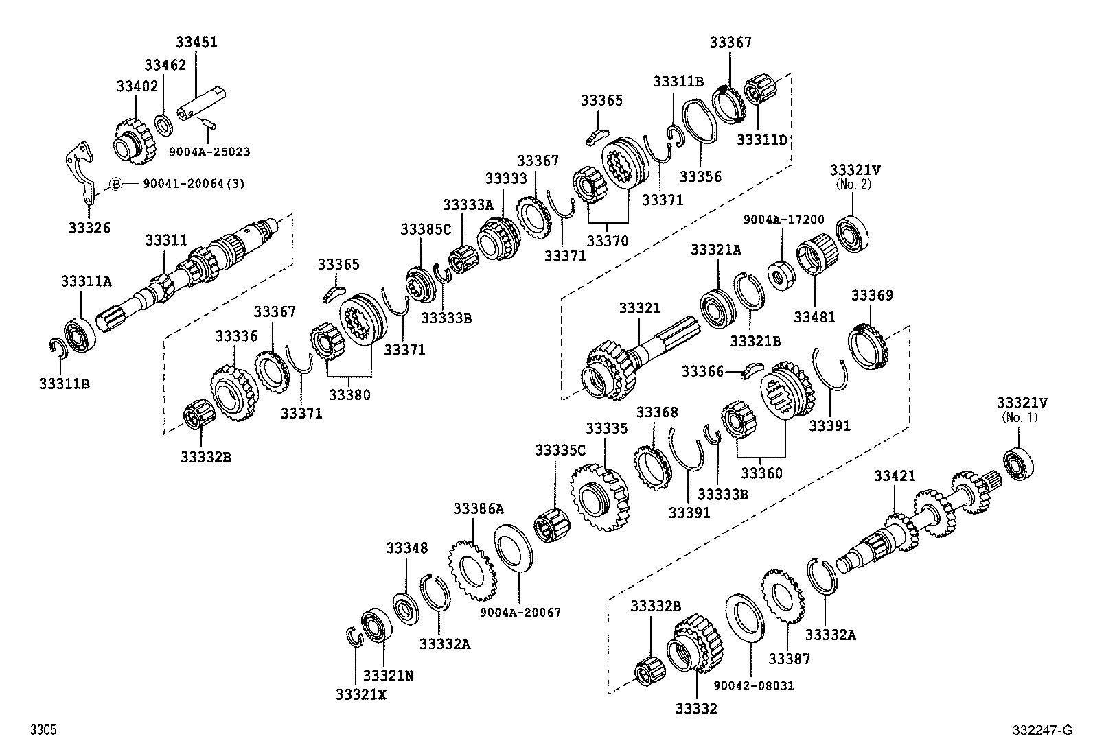 33336-BZ010 GEAR, 5TH product image