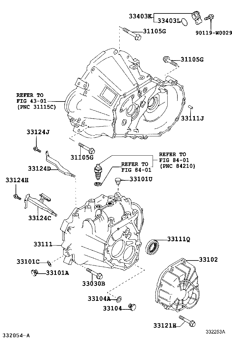 33111-42050 CASE, MANUAL TRANSMISSION product image