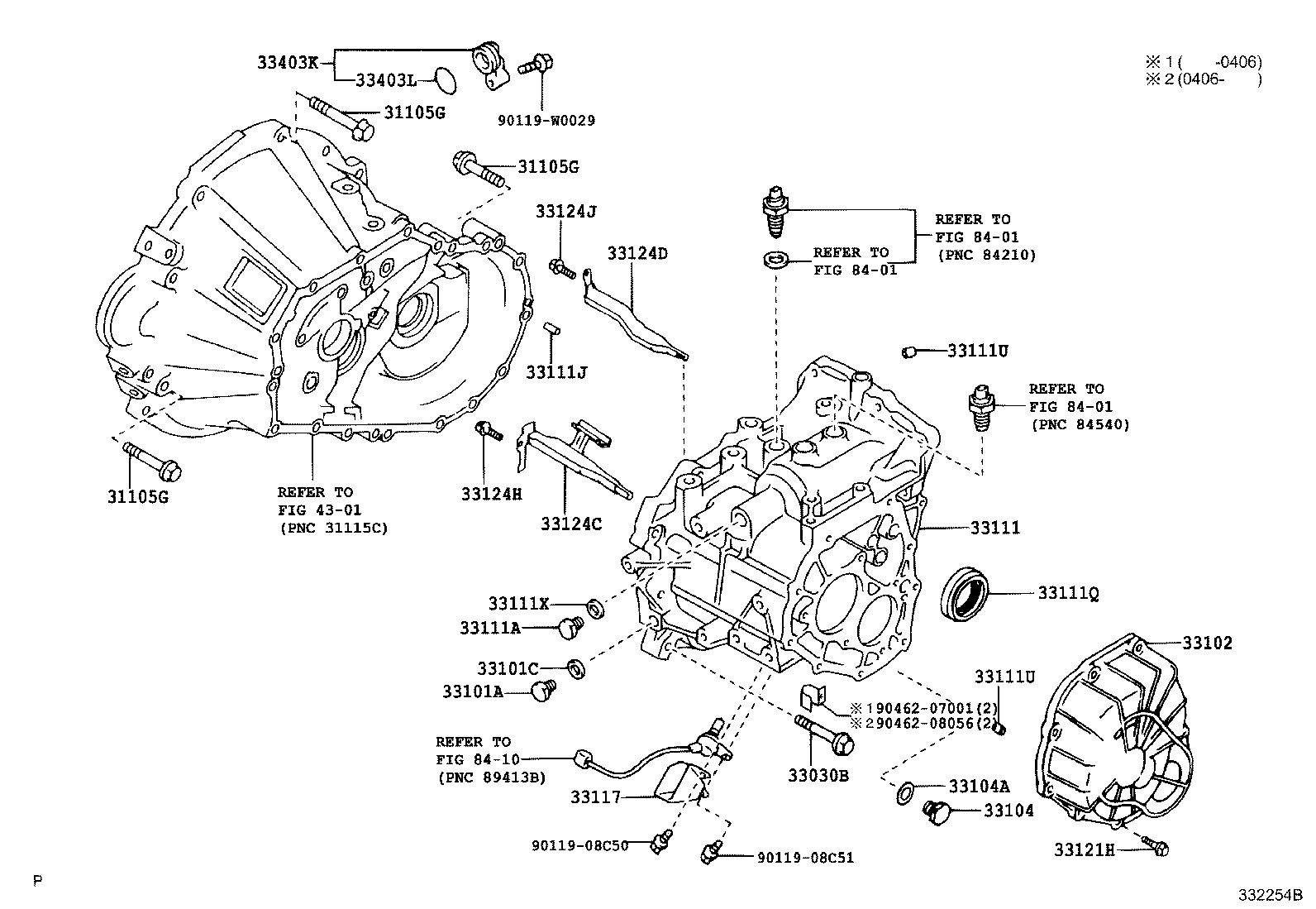 33111-42050 CASE, MANUAL TRANSMISSION product image