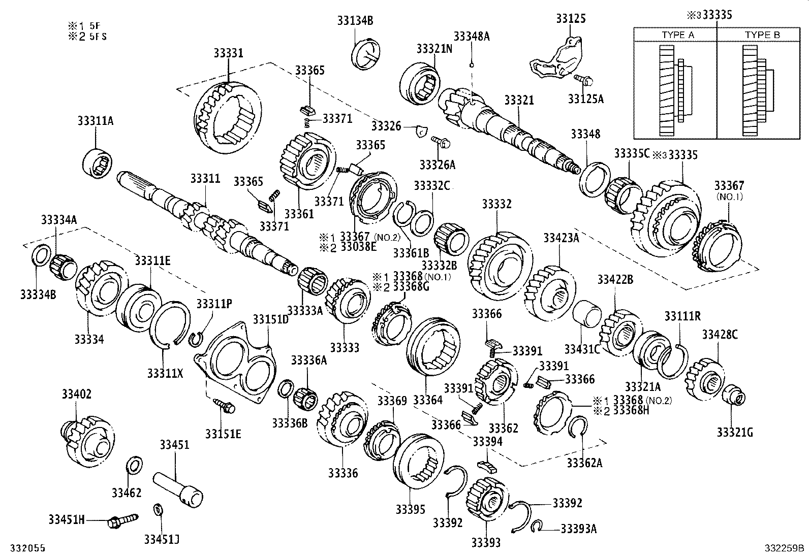 33333-20100 GEAR, 3RD product image