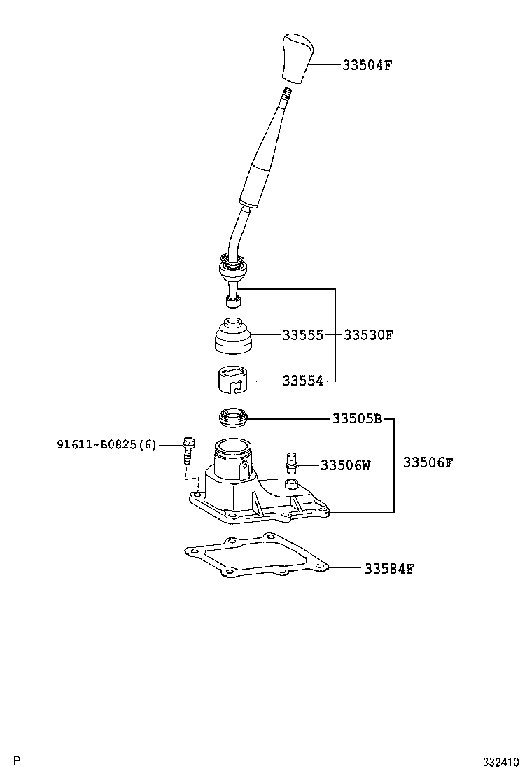 33555-04040 BOOT, SHIFT LEVER product image