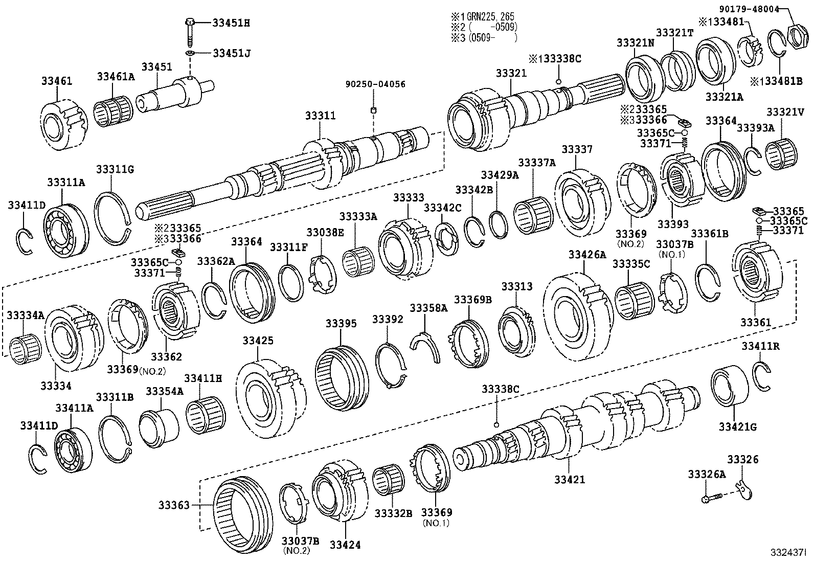 33034-04020 GEAR, 3RD product image