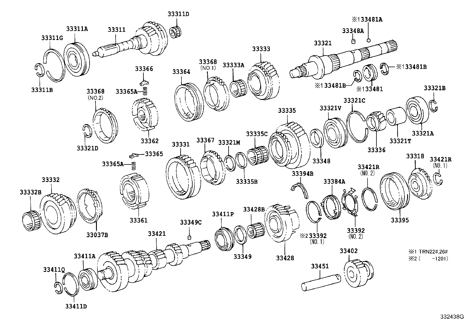 33034-04020 GEAR, 3RD product image