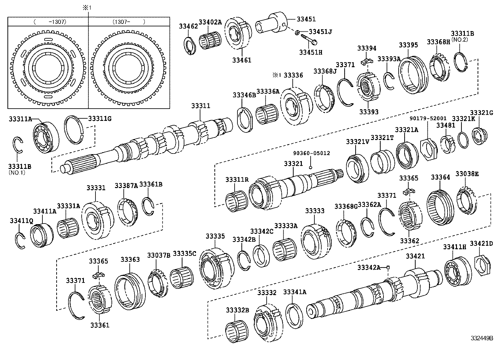 33301-36220 SHAFT, INPUT product image