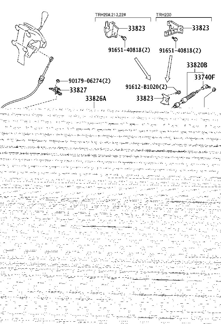 33740-26040 END ASSY, CONNECTING ROD, NO.1(FOR FLOOR SHIFT) product image