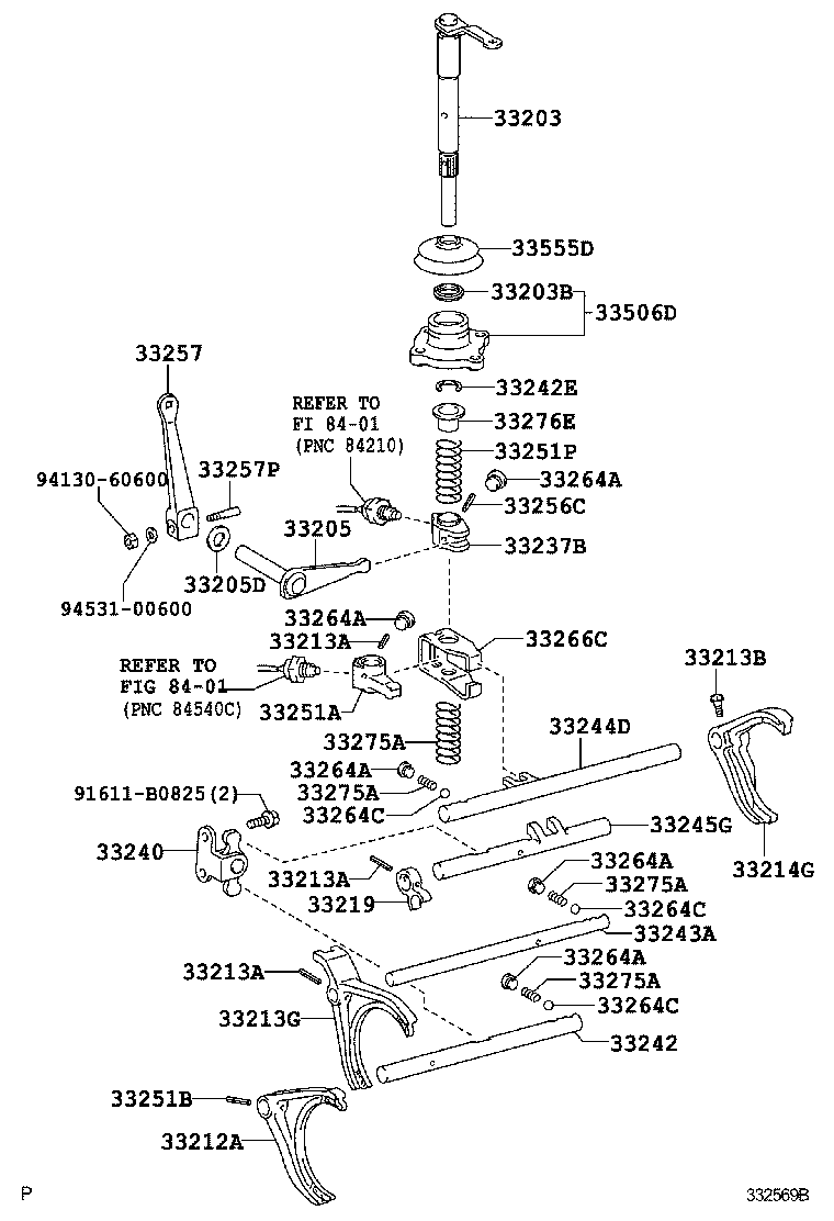 SU002-00347 FORK, GEAR SHIFT, NO.3 product image