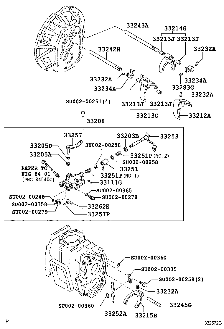SU002-00347 FORK, GEAR SHIFT, NO.3 product image