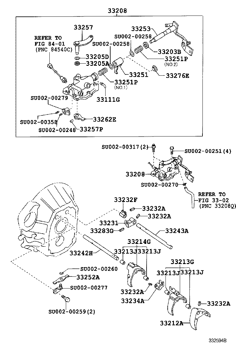 SU002-00347 FORK, GEAR SHIFT, NO.3 product image
