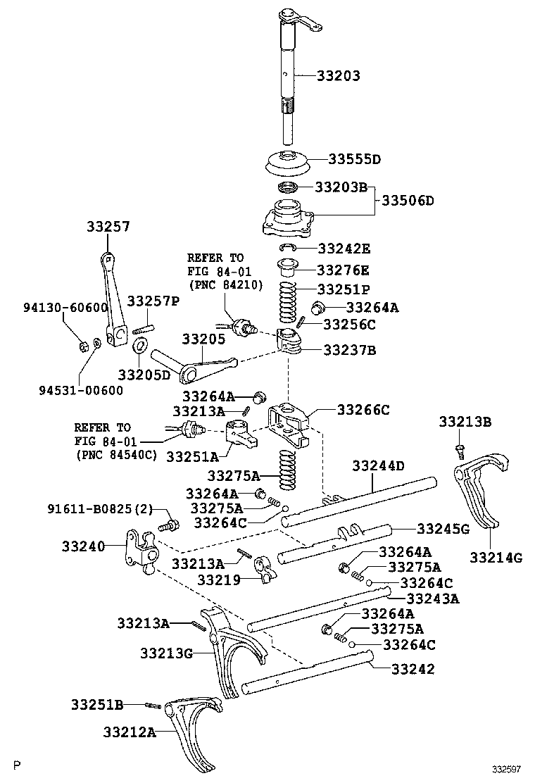 SU002-00517 FORK, GEAR SHIFT, NO.2 product image