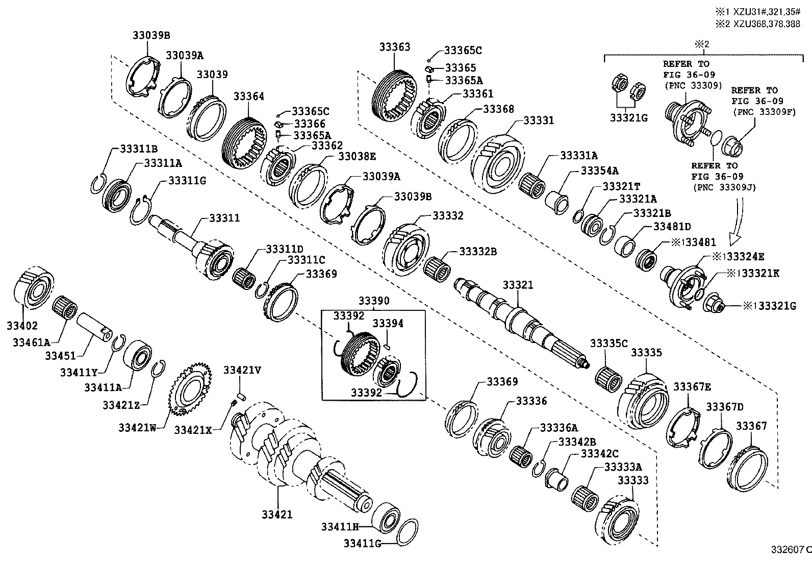 33365-37040 KEY, SYNCHROMESH SHIFTING, NO.1 product image